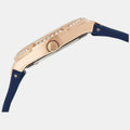  Shop Authentic Guess Cosmo Diamonds Blue Blue Dial Blue Silicone Strap Watch for Women - GW0034L4 - Luxxuri