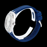  Shop Authentic Guess Cosmo Diamonds Silver Dial Blue Rubber Strap Watch for Women - GW0034L5 - Luxxuri