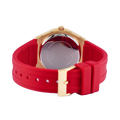  Shop Authentic Guess Cosmo Diamonds Gold Dial Red Rubber Strap Watch for Women - GW0034L6 - Luxxuri