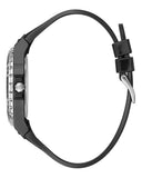  Shop Authentic Guess Limelight Diamonds Black Dial Black Rubber Strap Watch for Women - GW0041L5 - Luxxuri