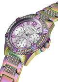  Shop Authentic Guess Lady Frontier Diamonds Silver Dial Multicolor Steel Strap Watch for Women - GW0044L1 - Luxxuri