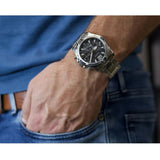  Shop Authentic Guess Commander Chronograph Black Dial Silver Steel Strap Watch for Men - GW0056G1 - Luxxuri