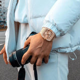  Shop Authentic Guess Phoenix Multifunction Crystals Gold Dial Gold Steel Strap Watch For Men - GW0094G2 - Luxxuri