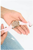  Shop Authentic Guess Clarity Gold Dial Pink Silicone Strap Watch for Women - GW0109L2 - Luxxuri