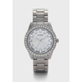  Shop Authentic Guess Sparkler Diamonds Silver Dial Silver Steel Strap Watch for Women - GW0111L1 - Luxxuri