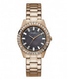  Shop Authentic Guess Sparkler Diamonds Black Dial Rose Gold Steel Strap Watch for Women - GW0111L3 - Luxxuri