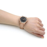  Shop Authentic Guess Sparkler Diamonds Black Dial Rose Gold Steel Strap Watch for Women - GW0111L3 - Luxxuri