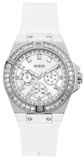  Shop Authentic Guess Venus Diamonds White Dial White Rubber Strap Watch for Women - GW0118L3 - Luxxuri