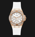  Shop Authentic Guess Venus Diamonds White Dial White Rubber Strap Watch for Women - GW0118L4 - Luxxuri