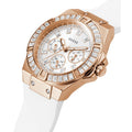  Shop Authentic Guess Venus Diamonds White Dial White Rubber Strap Watch for Women - GW0118L4 - Luxxuri