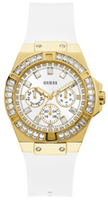  Shop Authentic Guess Venus Diamonds White Dial White Rubber Strap Watch for Women - GW0118L5 - Luxxuri