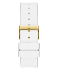  Shop Authentic Guess Venus Diamonds White Dial White Rubber Strap Watch for Women - GW0118L5 - Luxxuri