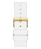  Shop Authentic Guess Venus Diamonds White Dial White Rubber Strap Watch for Women - GW0118L5 - Luxxuri
