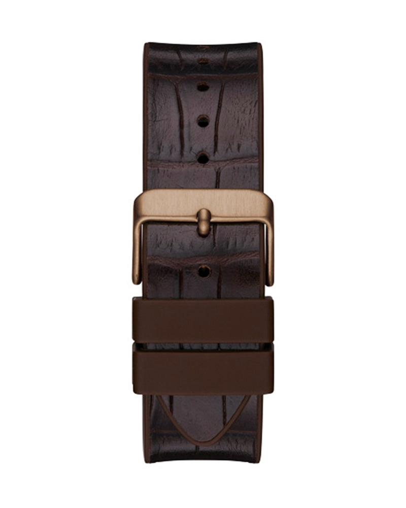  Shop Authentic Guess Edge Chronograph Brown Dial Brown Leather Strap Watch For Men - GW0492G2 - Luxxuri