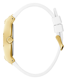  Shop Authentic Guess Phoenix Multifunction Gold Dial White Leather Strap Watch for Men - GW0202G6 - Luxxuri