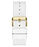  Shop Authentic Guess Phoenix Multifunction Gold Dial White Leather Strap Watch for Men - GW0202G6 - Luxxuri