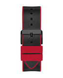  Shop Authentic Guess Phoenix Multifunction Black Dial Black & Red Rubber Strap Watch for Men - GW0202G7 - Luxxuri