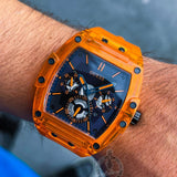  Shop Authentic Guess Phoenix Multifunction Black Dial Orange Rubber Strap Watch For Men - GW0203G10 - Luxxuri