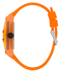 Guess Phoenix Multifunction Black Dial Orange Rubber Strap Watch For Men - GW0203G10