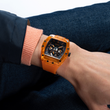  Shop Authentic Guess Phoenix Multifunction Black Dial Orange Rubber Strap Watch For Men - GW0203G10 - Luxxuri
