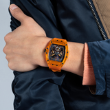  Shop Authentic Guess Phoenix Multifunction Black Dial Orange Rubber Strap Watch For Men - GW0203G10 - Luxxuri