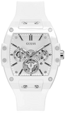  Shop Authentic Guess Phoenix Multifunction White Dial White Rubber Strap Watch for Men - GW0203G2 - Luxxuri