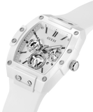  Shop Authentic Guess Phoenix Multifunction White Dial White Rubber Strap Watch for Men - GW0203G2 - Luxxuri