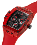  Shop Authentic Guess Phoenix Multifunction Black Dial Red Rubber Strap Watch for Men - GW0203G5 - Luxxuri