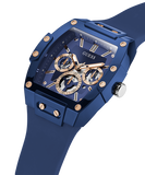  Shop Authentic Guess Phoenix Multifunction Blue Dial Blue Rubber Strap Watch for Men - GW0203G7 - Luxxuri
