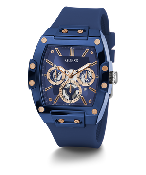  Shop Authentic Guess Phoenix Multifunction Blue Dial Blue Rubber Strap Watch for Men - GW0203G7 - Luxxuri