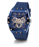  Shop Authentic Guess Phoenix Multifunction Blue Dial Blue Rubber Strap Watch for Men - GW0203G7 - Luxxuri