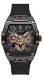  Shop Authentic Guess Phoenix Multifunction Black Dial Black Silicone Strap Watch For Men - GW0203G8 - Luxxuri