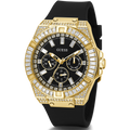  Shop Authentic Guess Zeus Chronograph Diamonds Black Dial Black Silicone Strap Watch For Men - GW0208G2 - Luxxuri