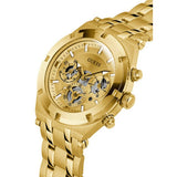  Shop Authentic Guess Continental Gold Dial Gold Steel Strap Watch For Men - GW0260G4 - Luxxuri