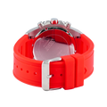 Guess Momentum Black Dial Red Rubber Strap Watch for Men - GW0263G3