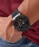  Shop Authentic Guess Momentum Black Dial Black Rubber Strap Watch for Men - GW0263G4 - Luxxuri