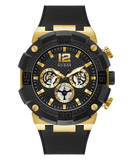  Shop Authentic Guess Navigator Chronograph Black Dial Black Rubber Strap Watch for Men - GW0264G3 - Luxxuri