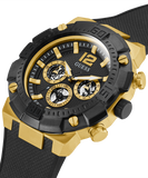  Shop Authentic Guess Navigator Chronograph Black Dial Black Rubber Strap Watch for Men - GW0264G3 - Luxxuri