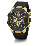 Shop Authentic Guess Navigator Chronograph Black Dial Black Rubber Strap Watch for Men - GW0264G3 - Luxxuri
