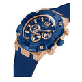  Shop Authentic Guess Navigator Chronograph Blue Dial Blue Rubber Strap Watch for Men - GW0264G4 - Luxxuri