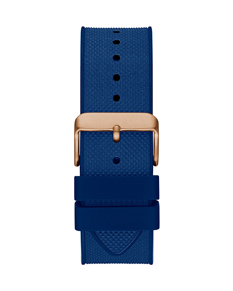  Shop Authentic Guess Navigator Chronograph Blue Dial Blue Rubber Strap Watch for Men - GW0264G4 - Luxxuri