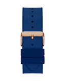  Shop Authentic Guess Navigator Chronograph Blue Dial Blue Rubber Strap Watch for Men - GW0264G4 - Luxxuri