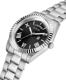  Shop Authentic Guess Connoisseur Black Dial Silver Steel Strap Watch for Men - GW0265G1 - Luxxuri