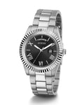  Shop Authentic Guess Connoisseur Black Dial Silver Steel Strap Watch for Men - GW0265G1 - Luxxuri