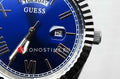  Shop Authentic Guess Connoisseur Blue Dial Silver Steel Strap Watch for Men - GW0265G7 - Luxxuri