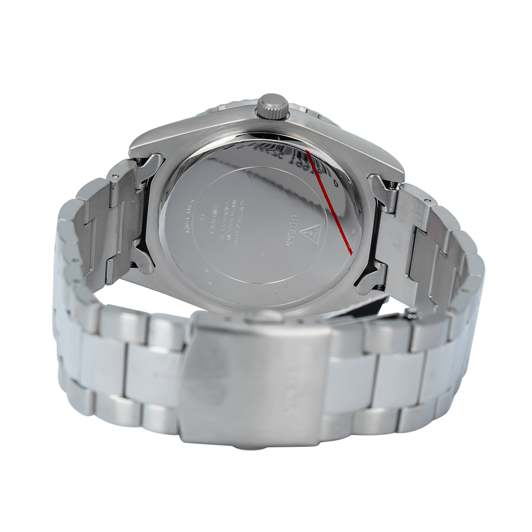  Shop Authentic Guess Connoisseur Blue Dial Silver Steel Strap Watch for Men - GW0265G7 - Luxxuri