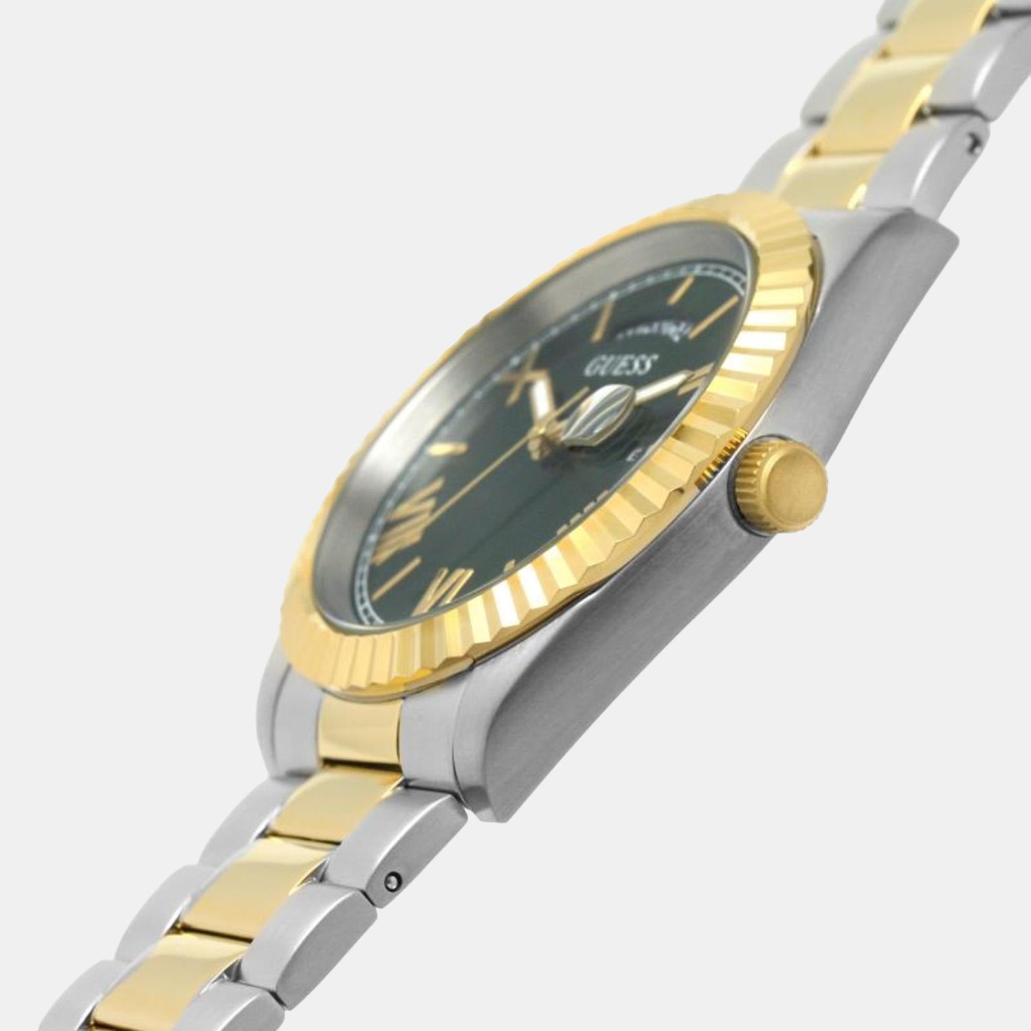  Shop Authentic Guess Connoisseur Green Dial Two Tone Steel Strap Watch for Men - GW0265G8 - Luxxuri