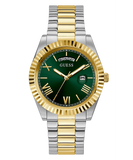  Shop Authentic Guess Connoisseur Green Dial Two Tone Steel Strap Watch for Men - GW0265G8 - Luxxuri