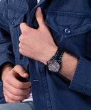  Shop Authentic Guess Connoisseur Quartz Blue Dial Blue Steel Strap Watch For Men - GW0265G9 - Luxxuri