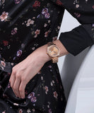  Shop Authentic Guess Luna Diamonds Rose Gold Dial Rose Gold Steel Strap Watch for Women - GW0307L3 - Luxxuri